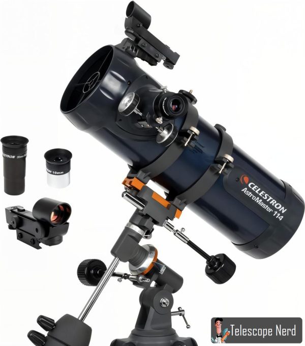 Celestron AstroMaster 114 EQ Newtonian Telescope