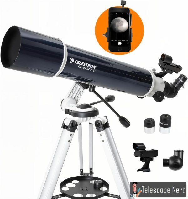 Celestron Omni 102 AZ Refractor Telescope