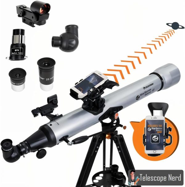 Celestron StarSense Explorer LT 80 AZ Refractor Telescope