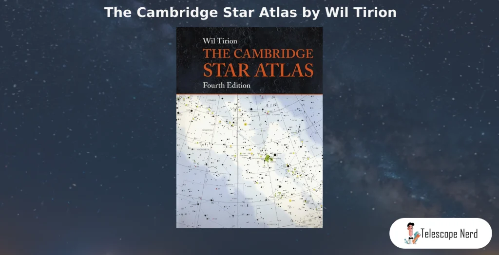 Book  cover for The Cambridge Star Atlas by Wil Tirion