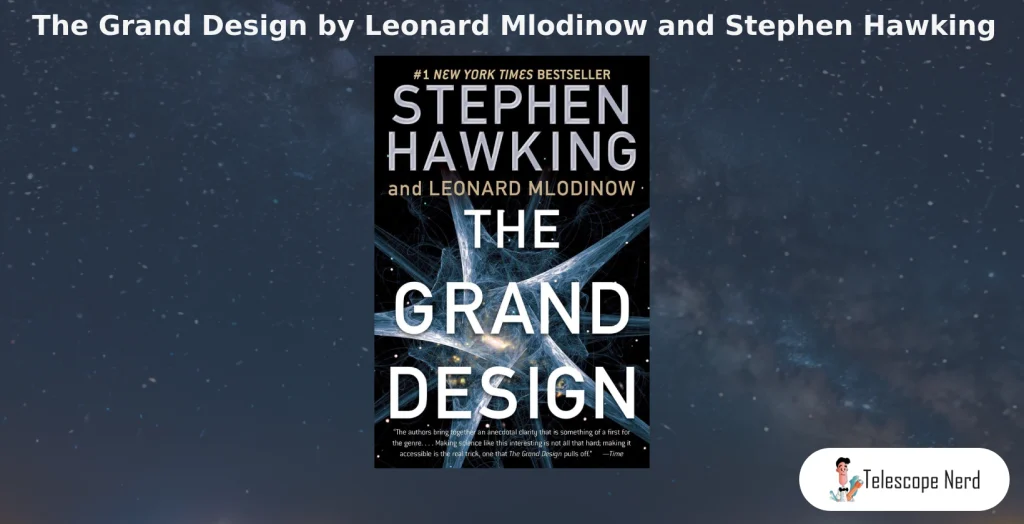 Book cover The Grand Design by Leonard Mlodinow and Stephen Hawking