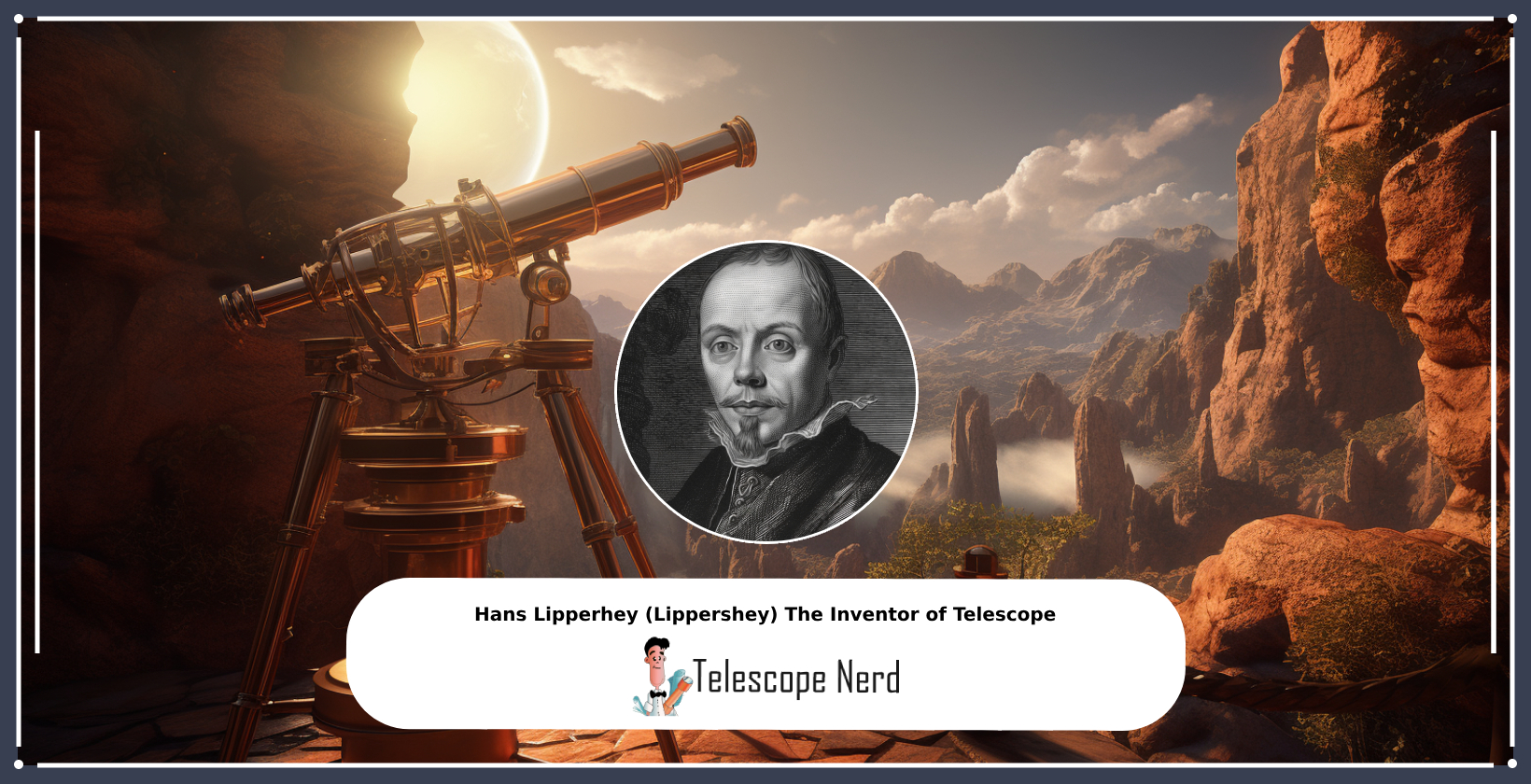 Hand Lipperhey (Lippershey) and his invention of a telescope