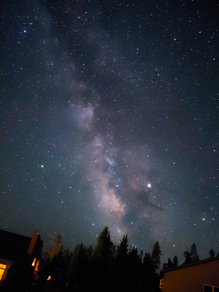 Milky Way photo taken with LG G8 ThinQ f/1.5 camera phone Mounted on tripod. ISO 1200