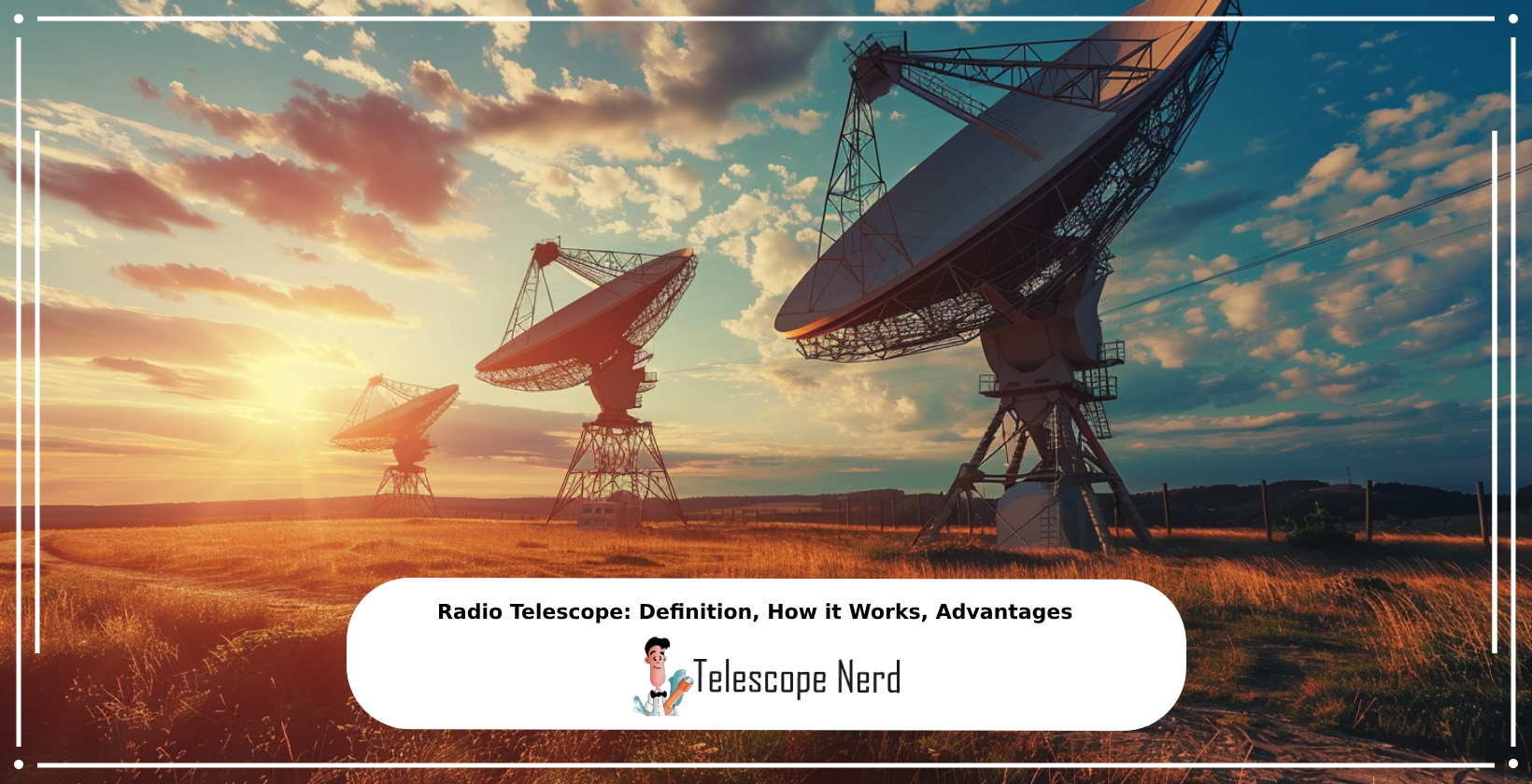 radio wave telescopes array